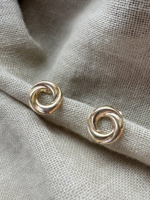 Złote kolczyki 585 KÓŁECZKA - miniatura 1