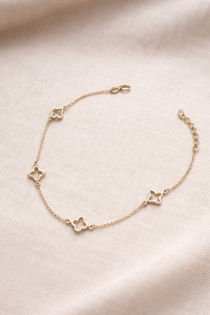 Złota bransoletka 585 KONICZYNKI - miniatura 1