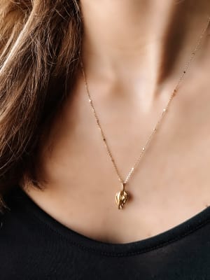 Złota zawieszka próba 585 PANTERA, KOT - miniatura 2