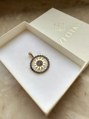 Złota zawieszka próba 585 SŁOŃCE - miniatura 3