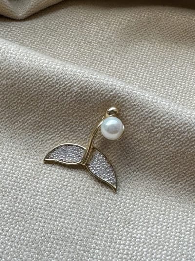 Złota zawieszka próba 585 OGON SYRENY