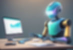 Drawing of robot being a learning machine