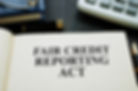 FCRA printed on book pages