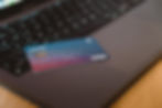 Visa on laptop