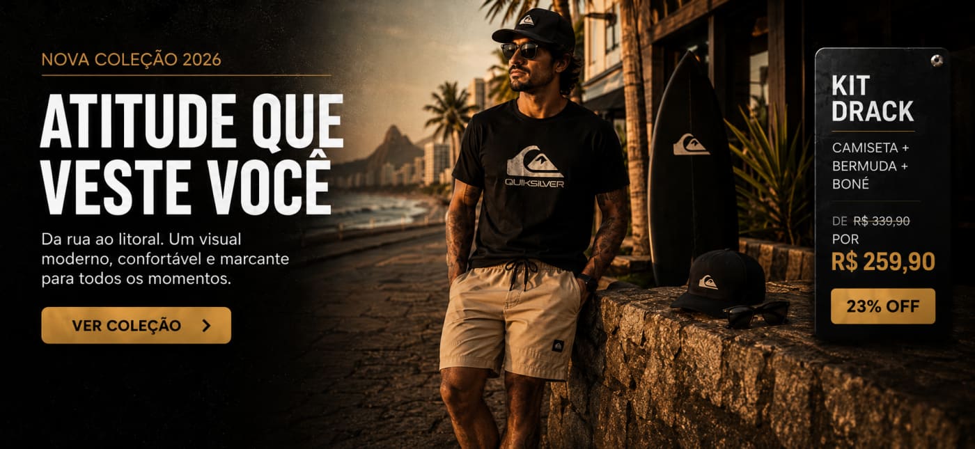 Banner Drack Shop atitude que veste você