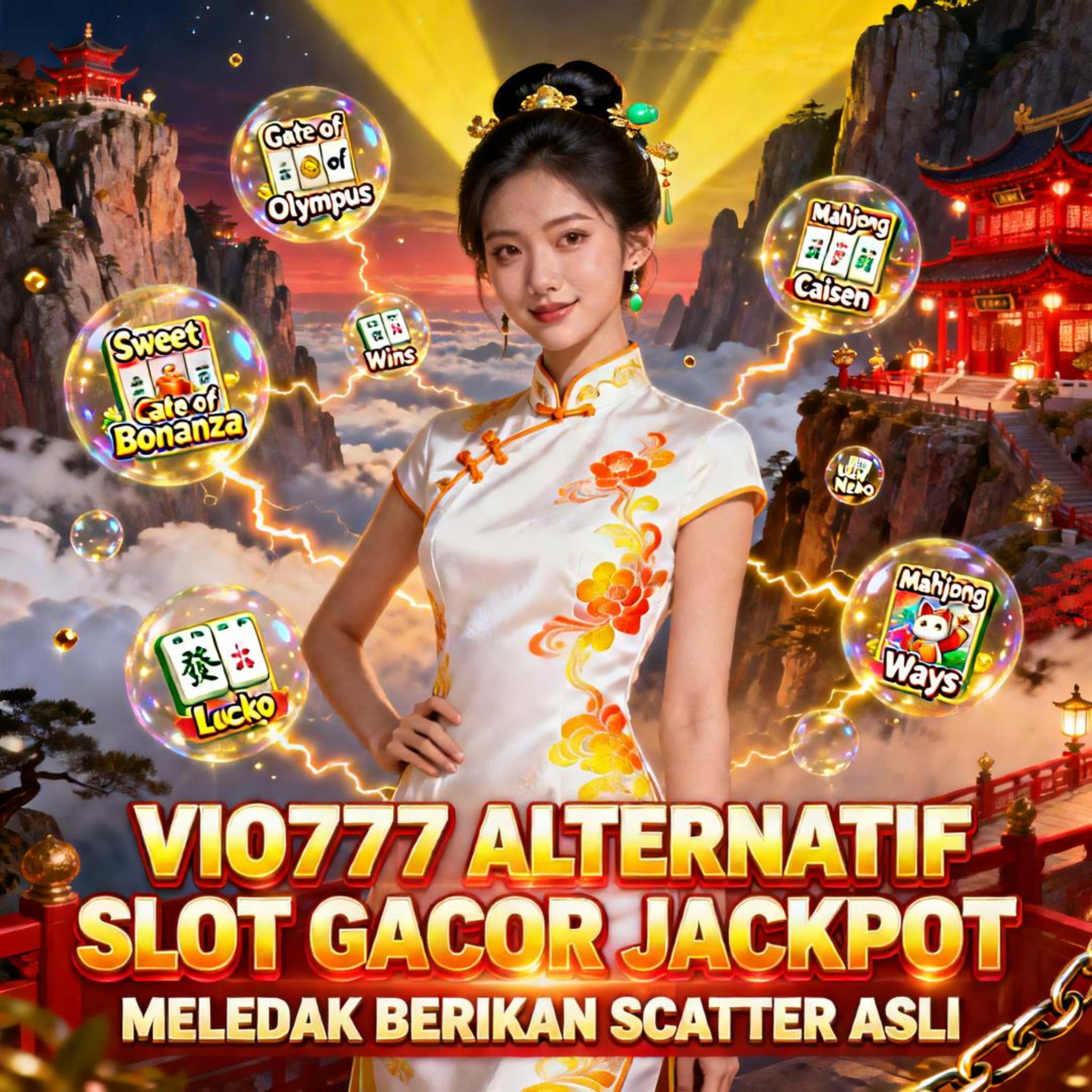VIO777 = ALTERNATIF SLOT GACOR JACKPOT MELEDAK BERIKAN SCATTER ASLI image 1