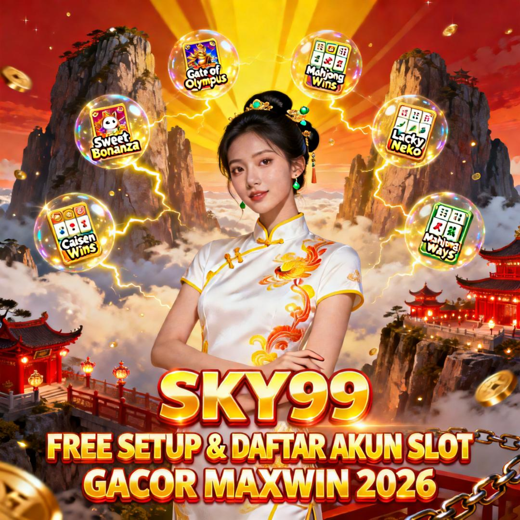 SKY99 = FREE SETUP & DAFTAR AKUN SLOT GACOR MAXWIN 2026 image 1