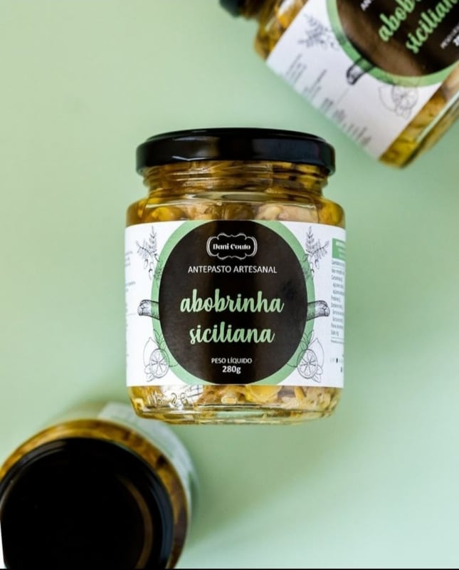 Antepasto de Abobrinha Siciliana