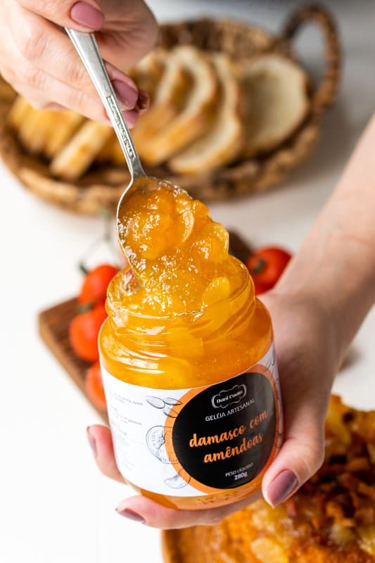 Geleia de Damasco com Amêndoas