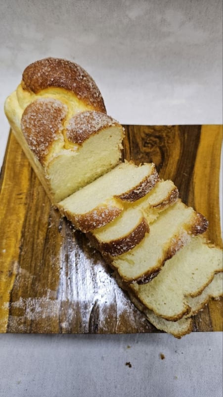 Brioche doce sem recheio - Fermentação natural