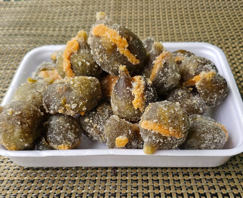 Figo Cristalizado Recheado com Doce de Leite