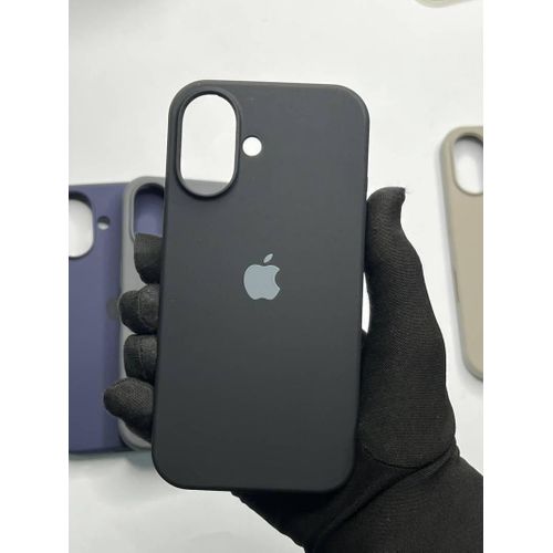 Apple iPhone 16 Silicone Case - Black