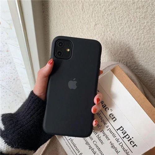 iPhone 12 Silicone Case - Black image 2