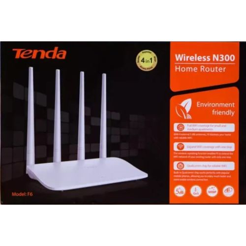 Tenda F6 Wireless N300 Easy Setup Router