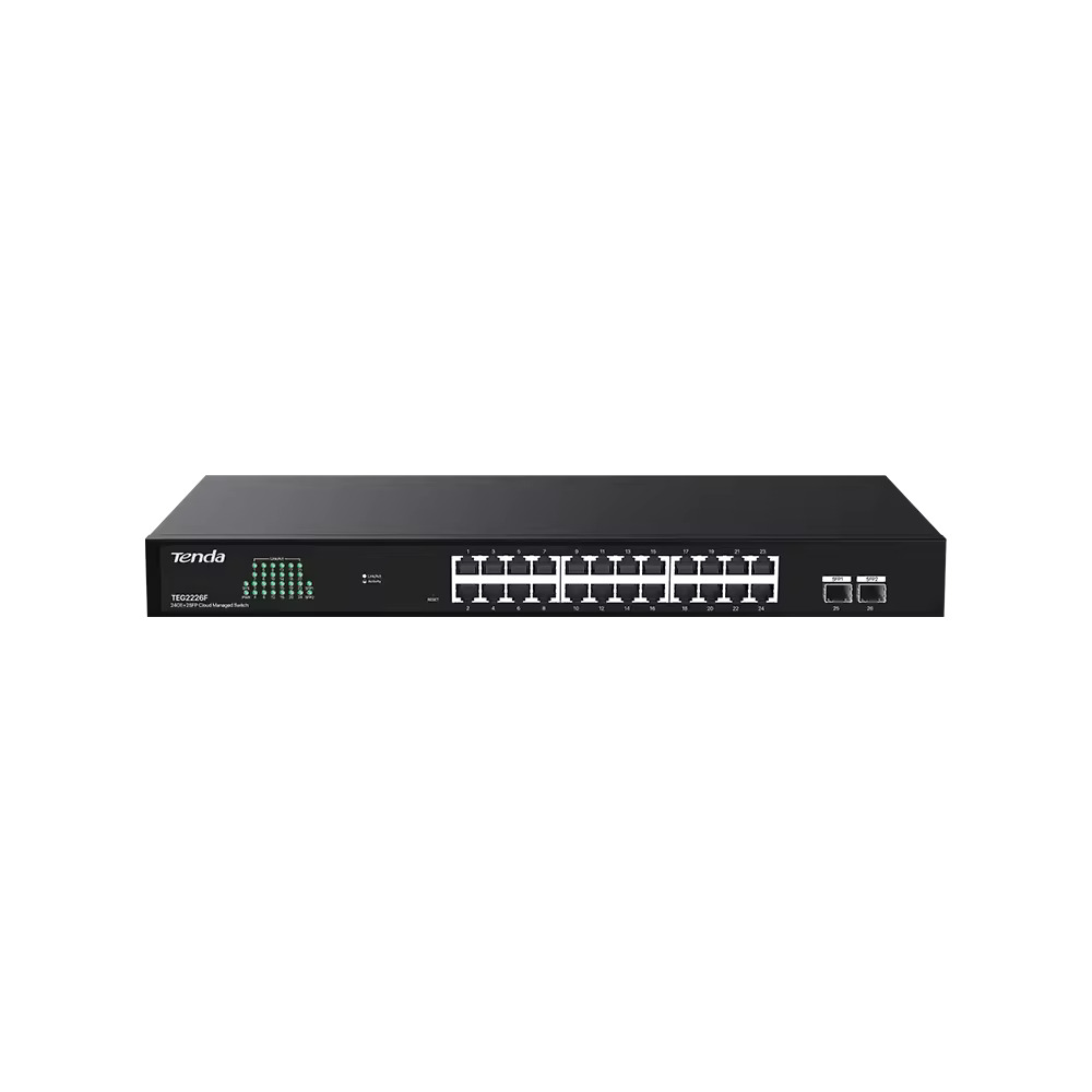 Tenda TEG2226F 24GE+2SFP Cloud Managed Switch image 2