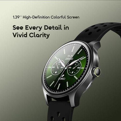 Oraimo Watch 6R, 1.39'' HDScreen, BT HD Calls, Blood oxgen & Heart Rate Monitor, IP68 Smartwatch_Chrome image 2