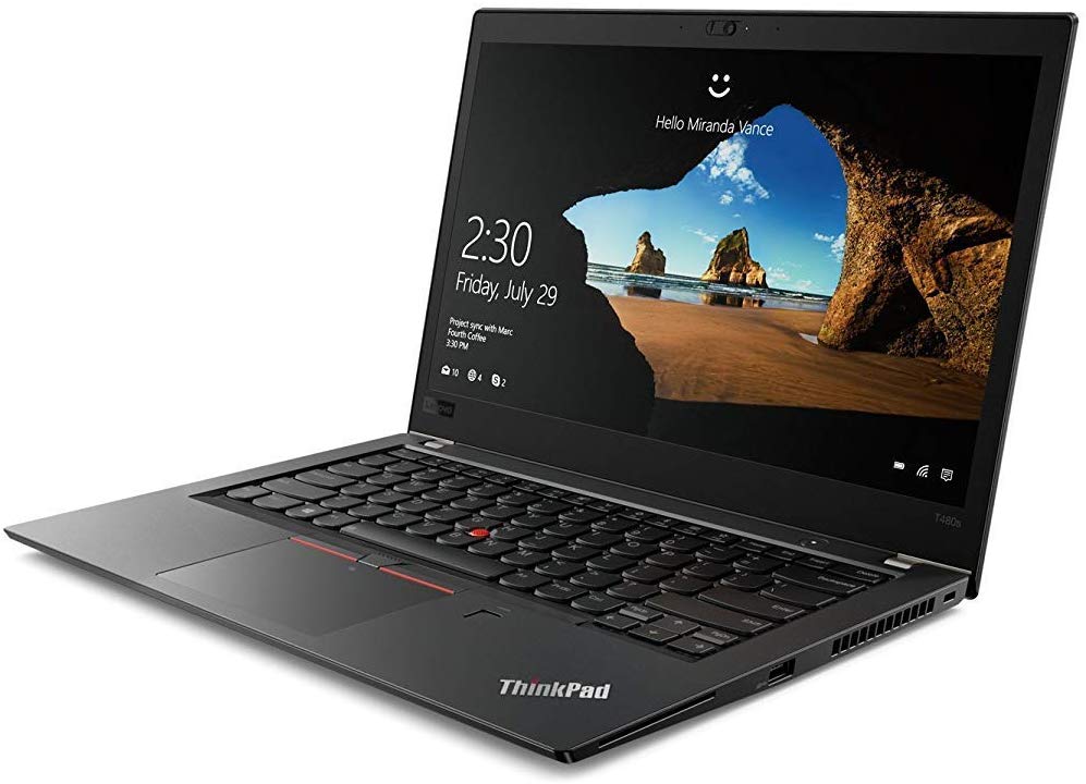Lenovo ThinkPad T480s – 14" FHD IPS, Core i5-8250U, 8GB RAM, 256GB SSD, Windows 11