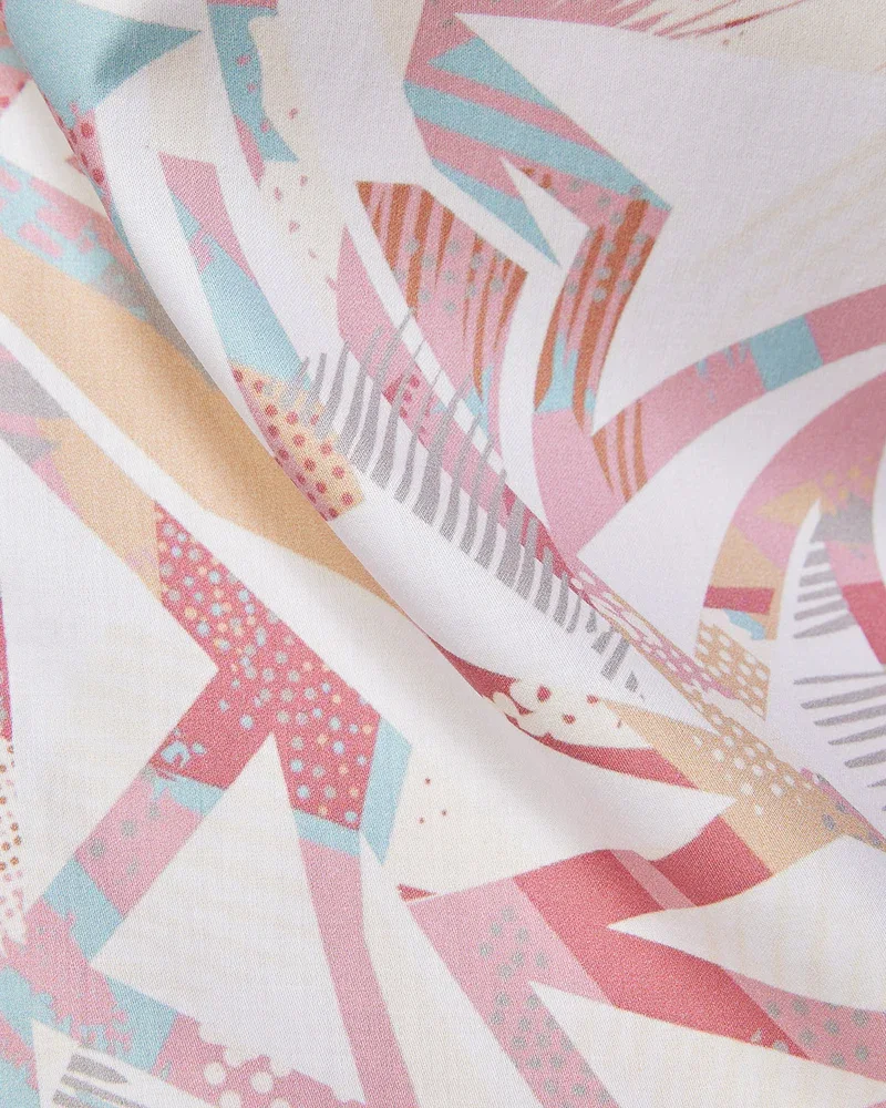 Yellow & Pink Line Printed Shirt - View 2