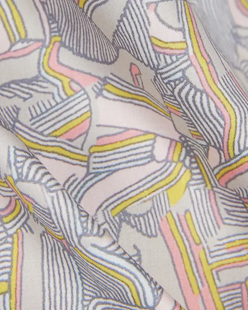Multicolored Abstract Printed Shirt - View 2