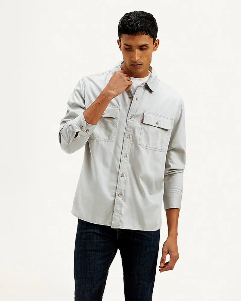 Men's Solid Slim Fit Shirt