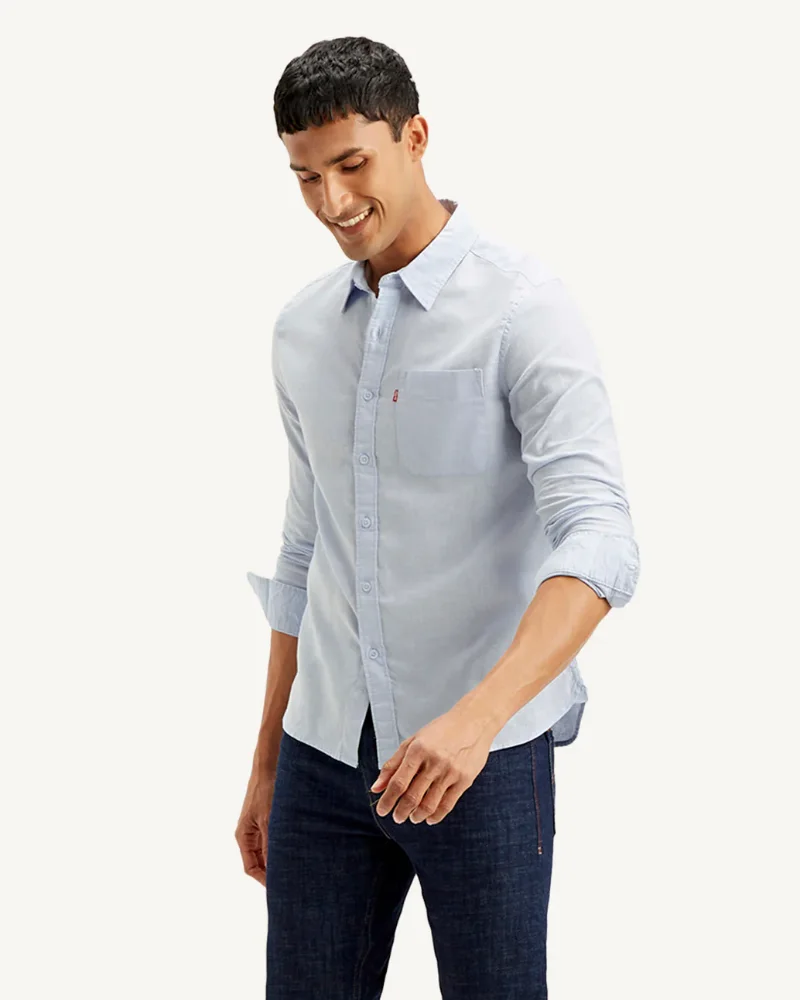 Men's Solid Slim Fit Shirt - View 2