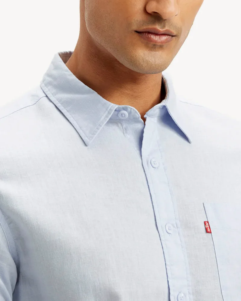 Men's Solid Slim Fit Shirt - View 4