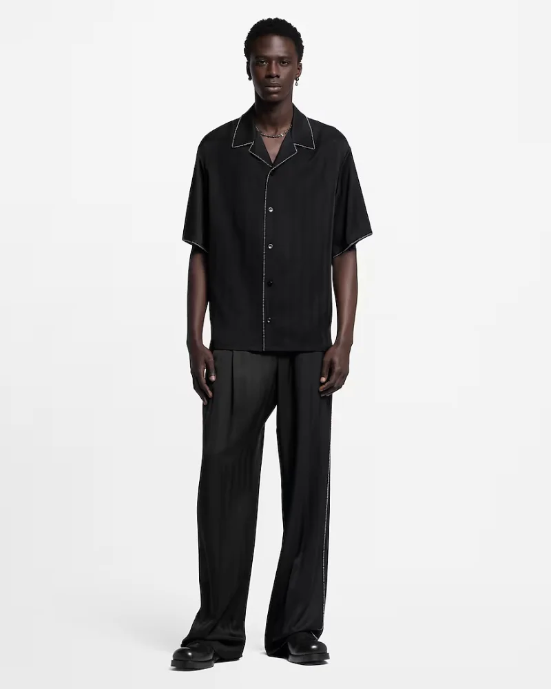 Bead-Embellished Silk Shirt - View 2