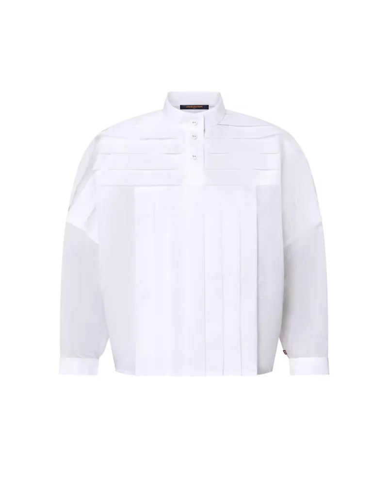 Utility Strip Silk Shirt