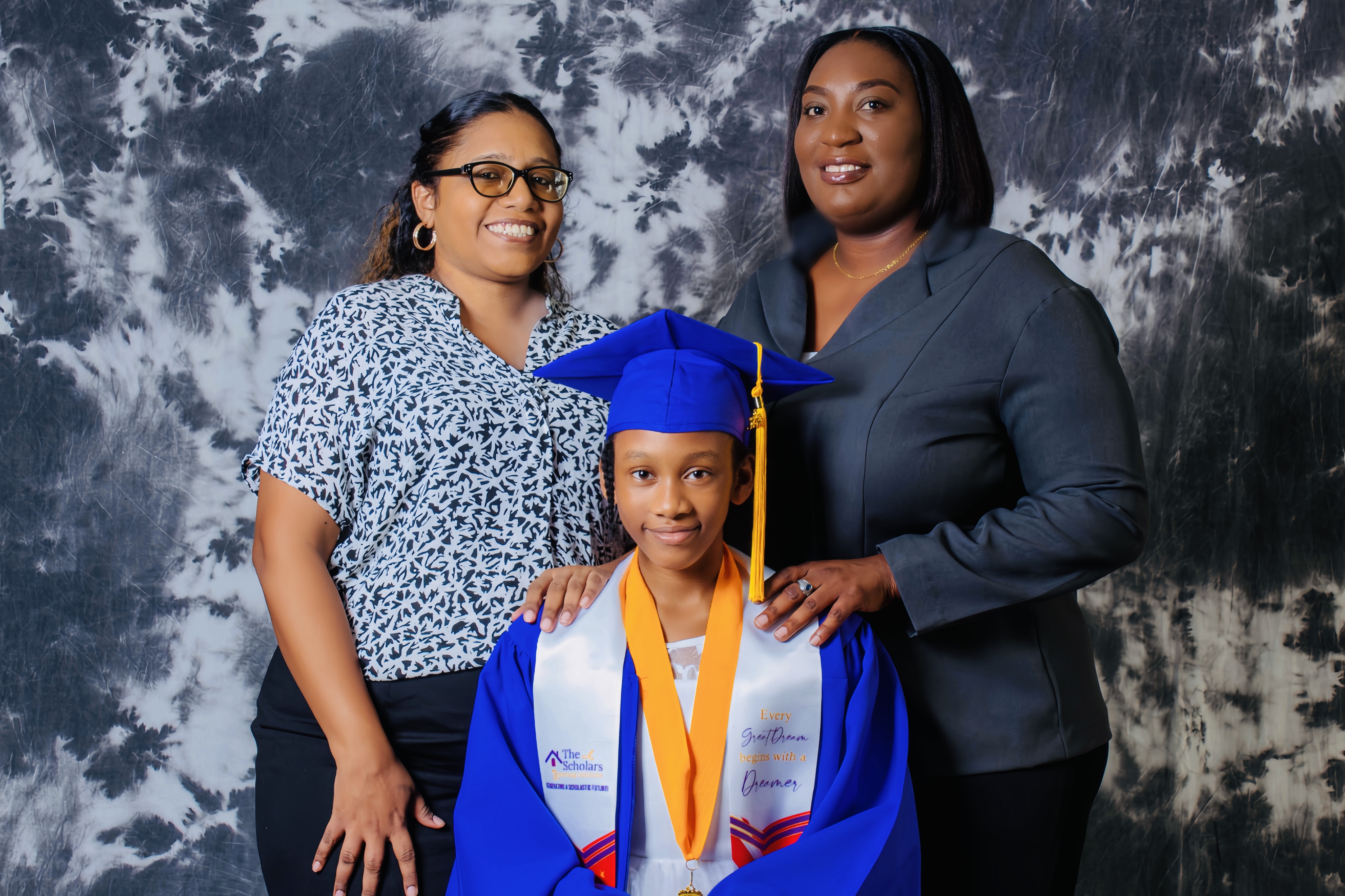 Aviela, Mrs. Ali and Miss Duncan.