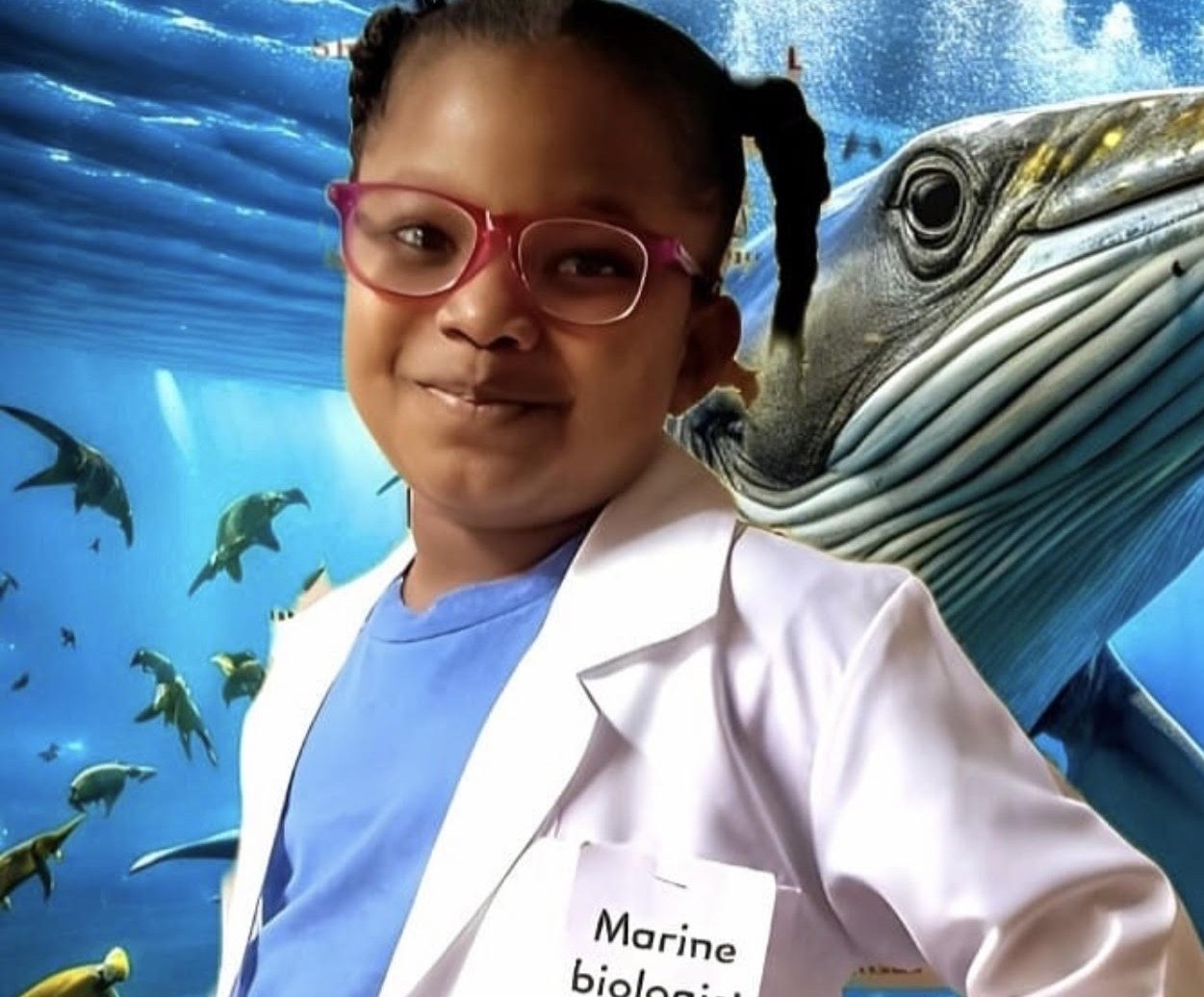 Ora as a Marine Biologist.