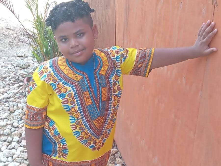 Elijah in his ethnic wear.