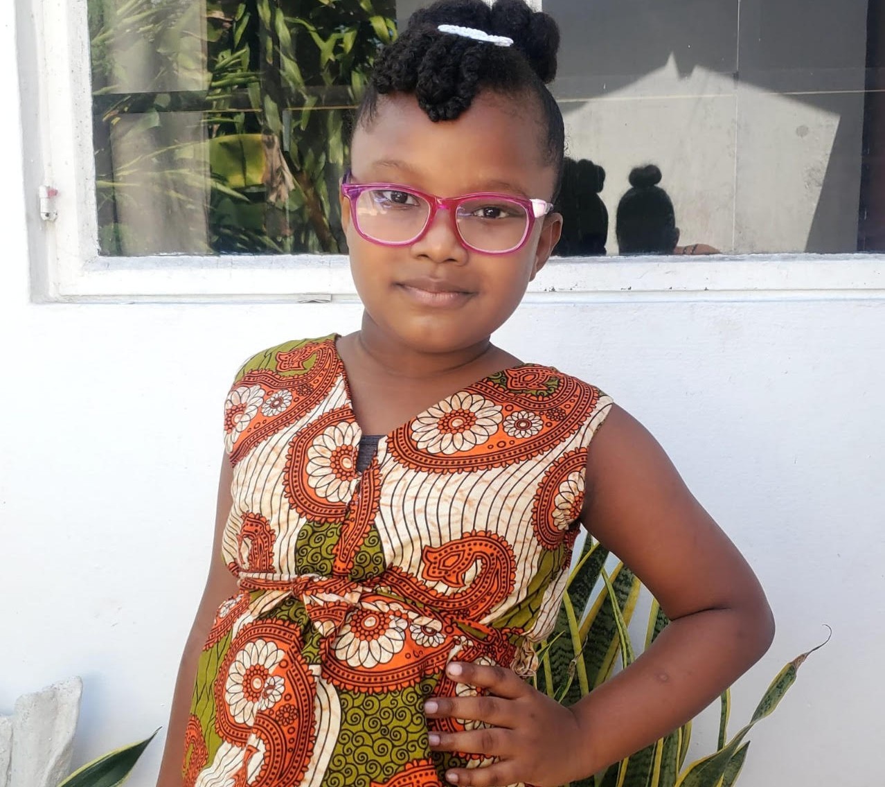 Ora in her ethnic wear.