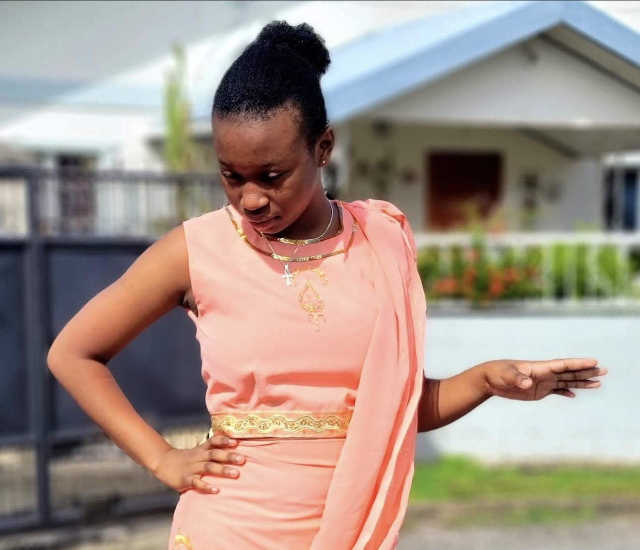 Malaika in her ethnic wear.