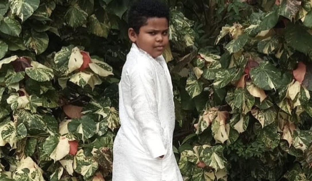 Elijah in his ethnic wear.