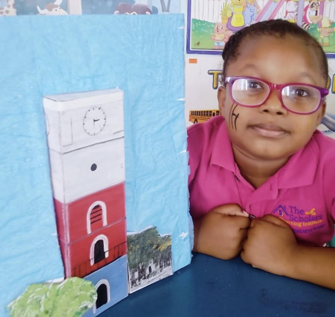 Ora and her project.