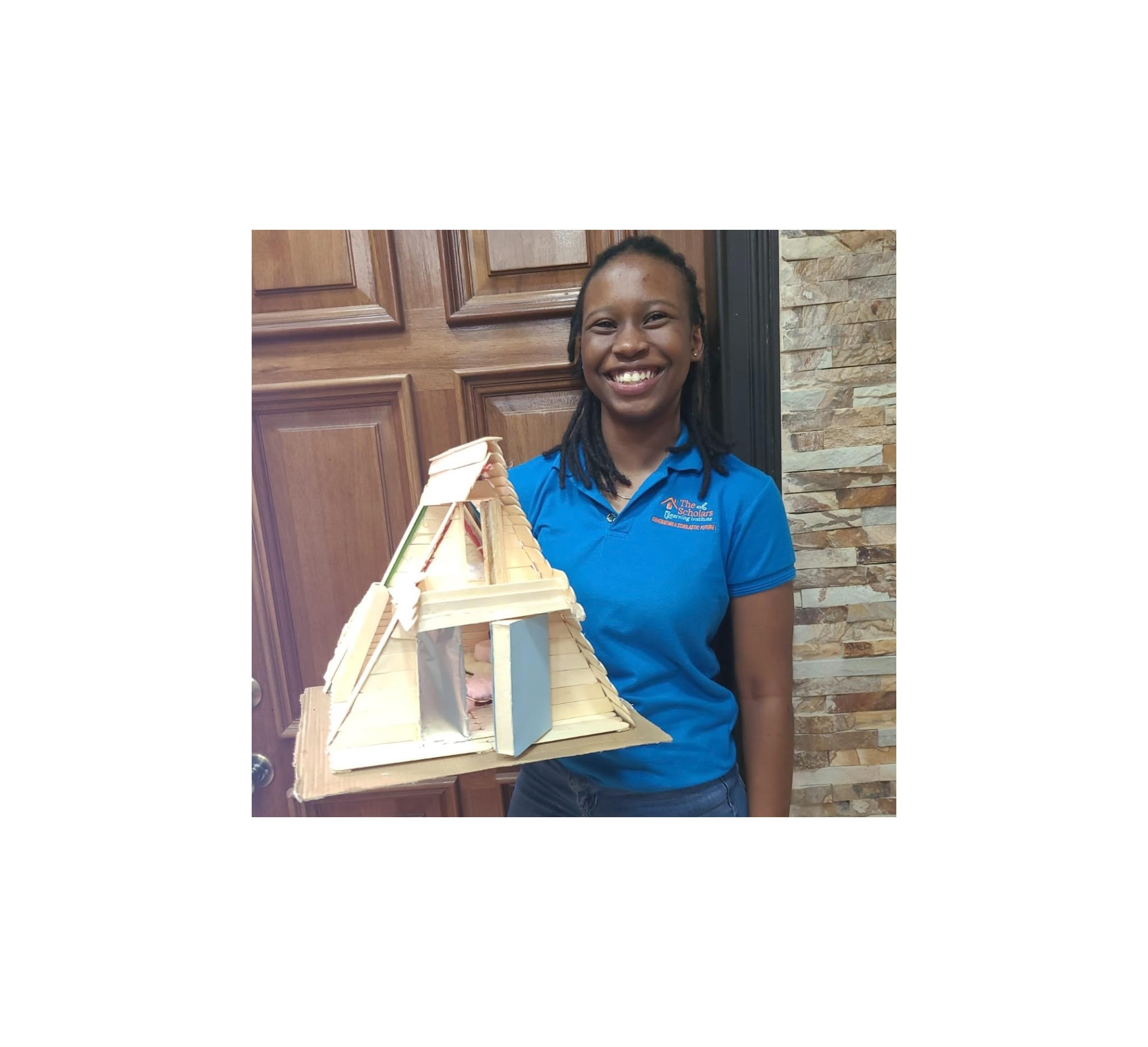 Malaika and her project.