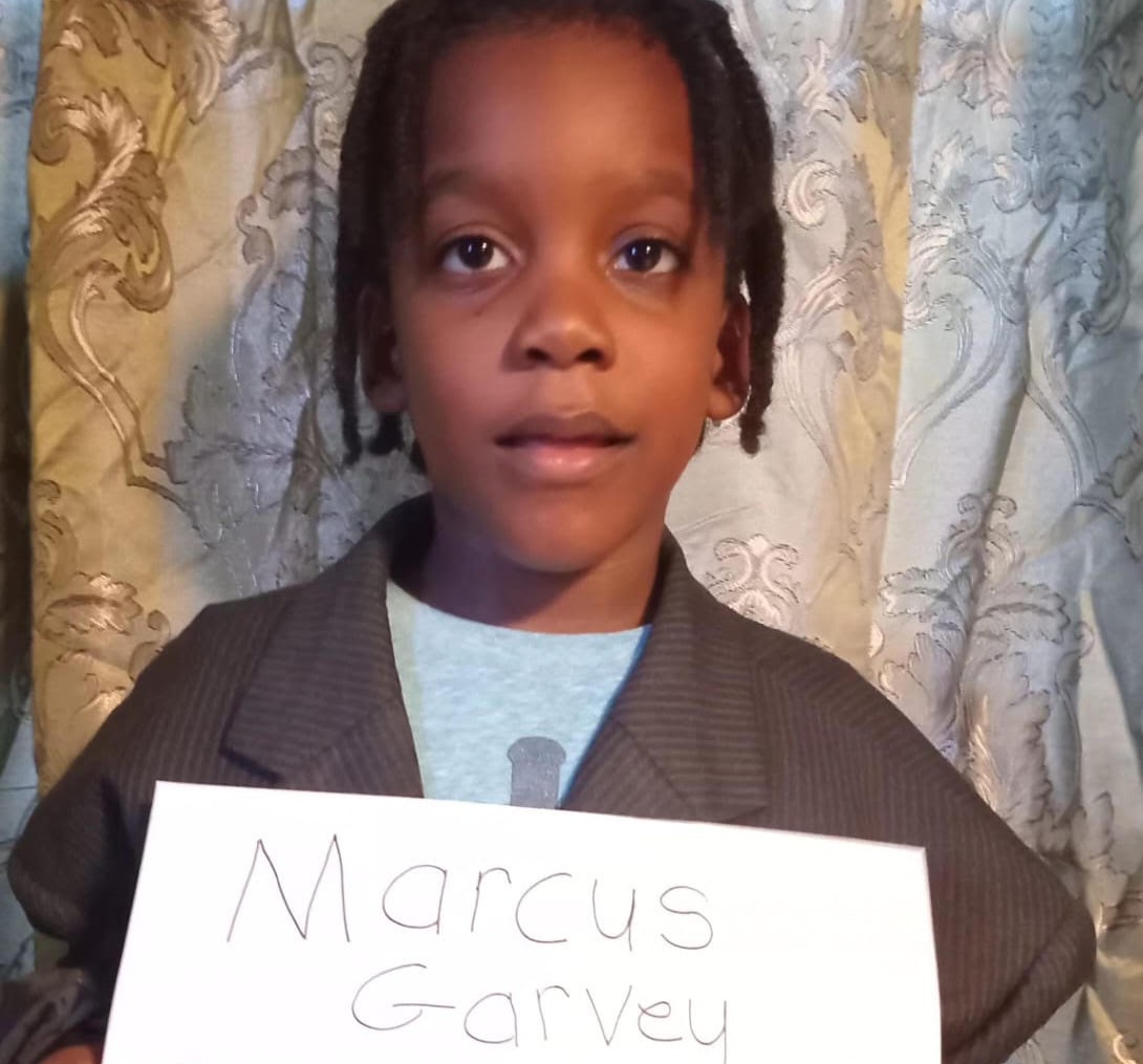Ori as Marcus Garvey, Political Activist.