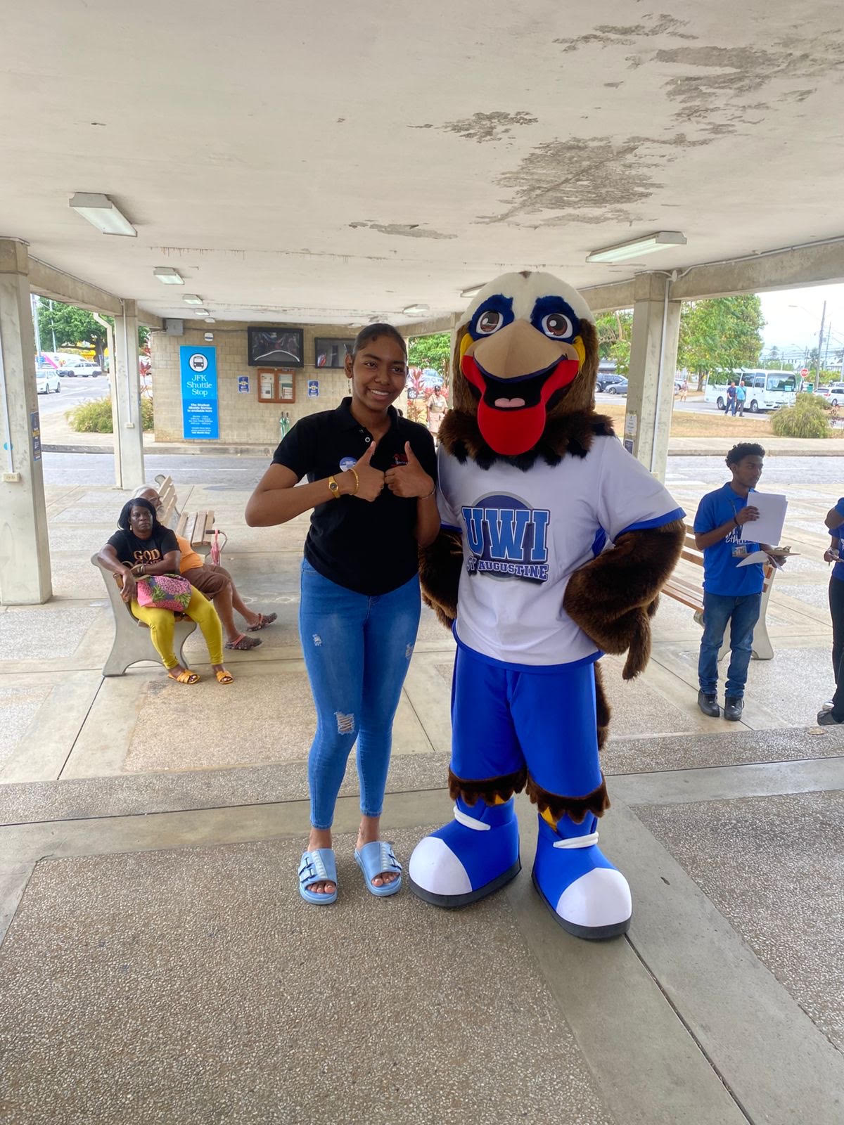 Etana and Mr. Pelican