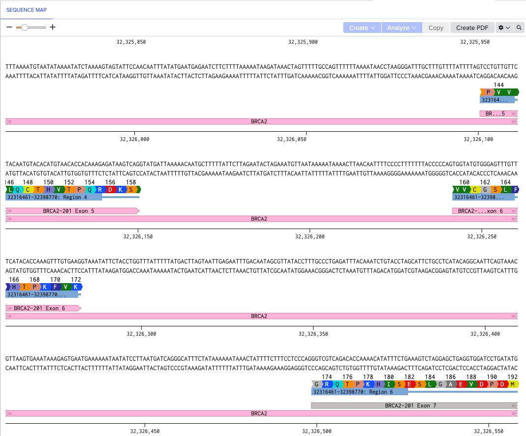 Benchling sequence map
