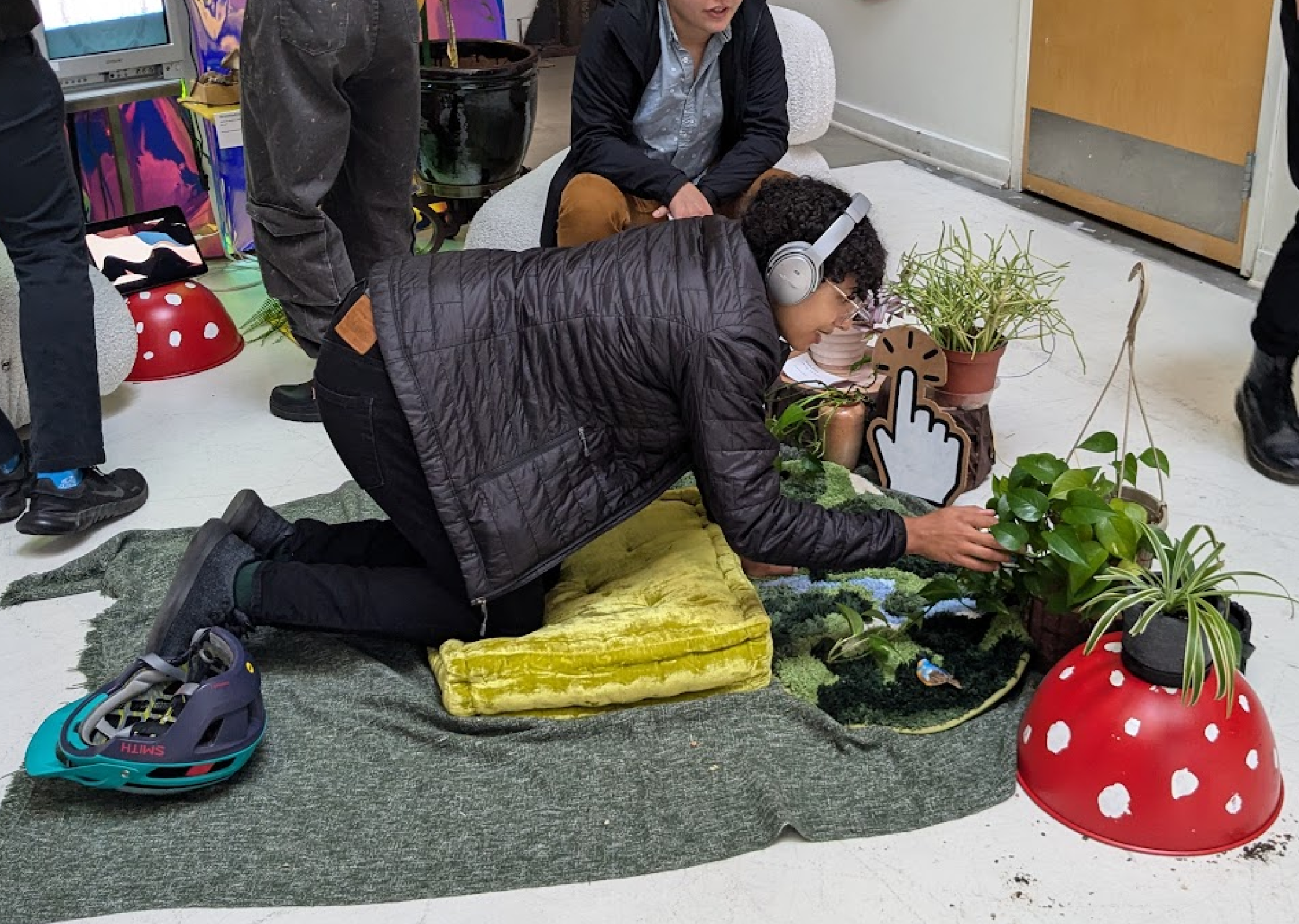 Touch Grass — interactive plant installation, view 3