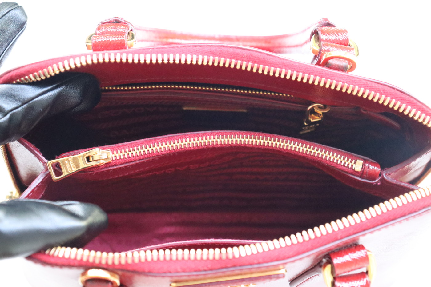 PRADA 2-Way Saffiano Handbag