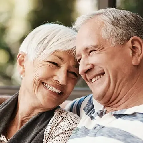 Caregiver with elderly person