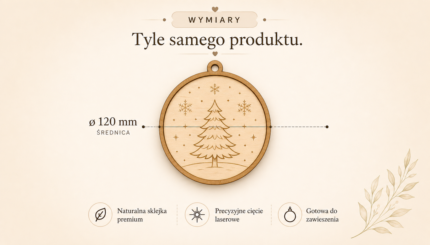 Wymiary produktu — 120 mm