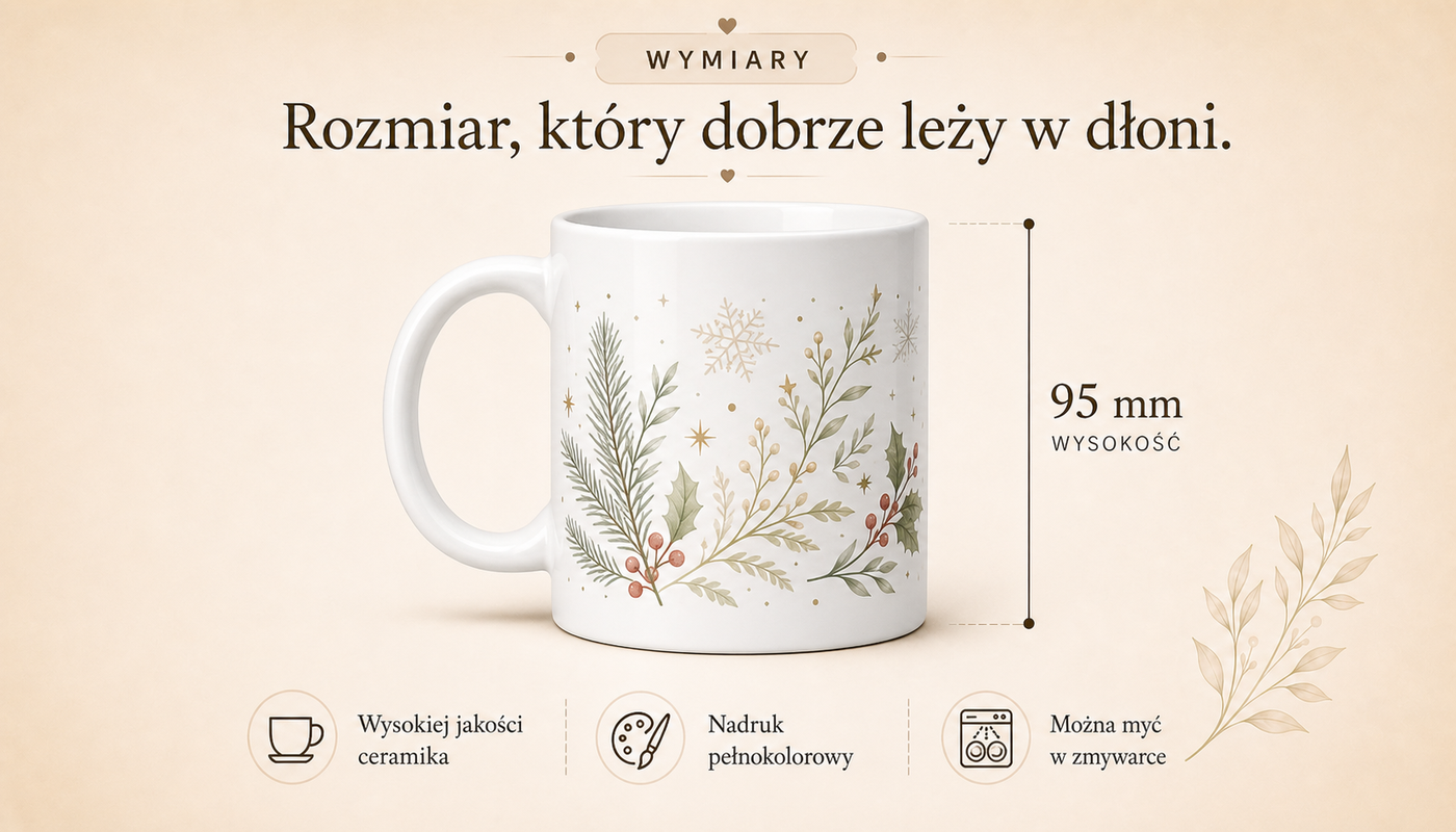 Wymiary produktu — 95 mm