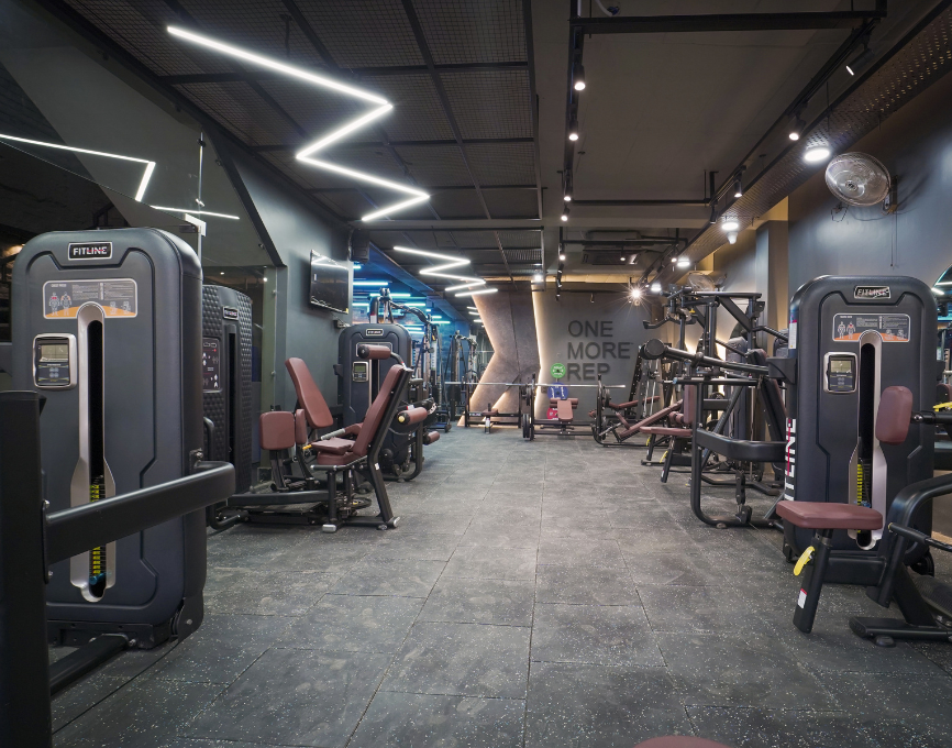 A3 FITNESS GYM & SPA, Jammu, India — main training floor