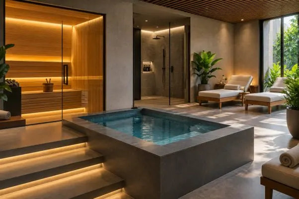 Wellness and recovery space within a boutique fitness environment