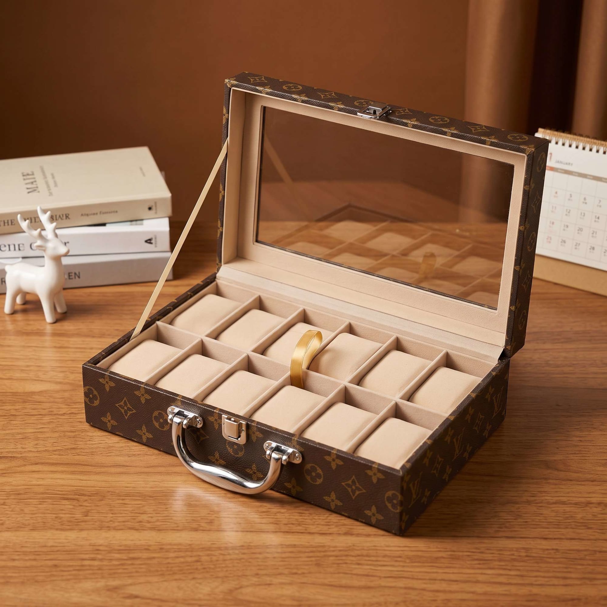 L.V WATCH BOX 12SLOTS - view 1