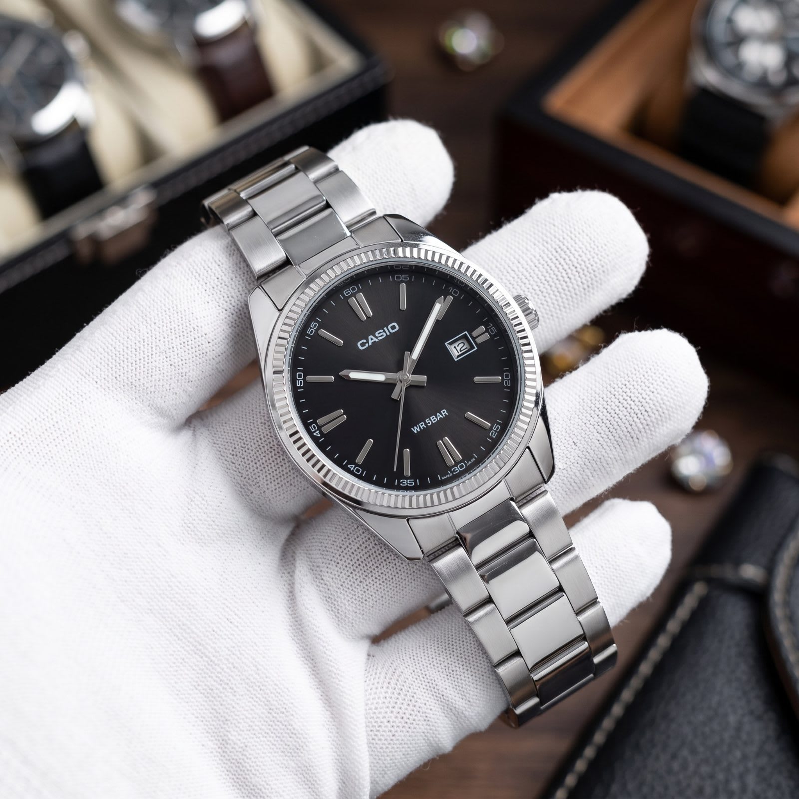 Casio MTP-1302 Stainless Steel Watch - view 1