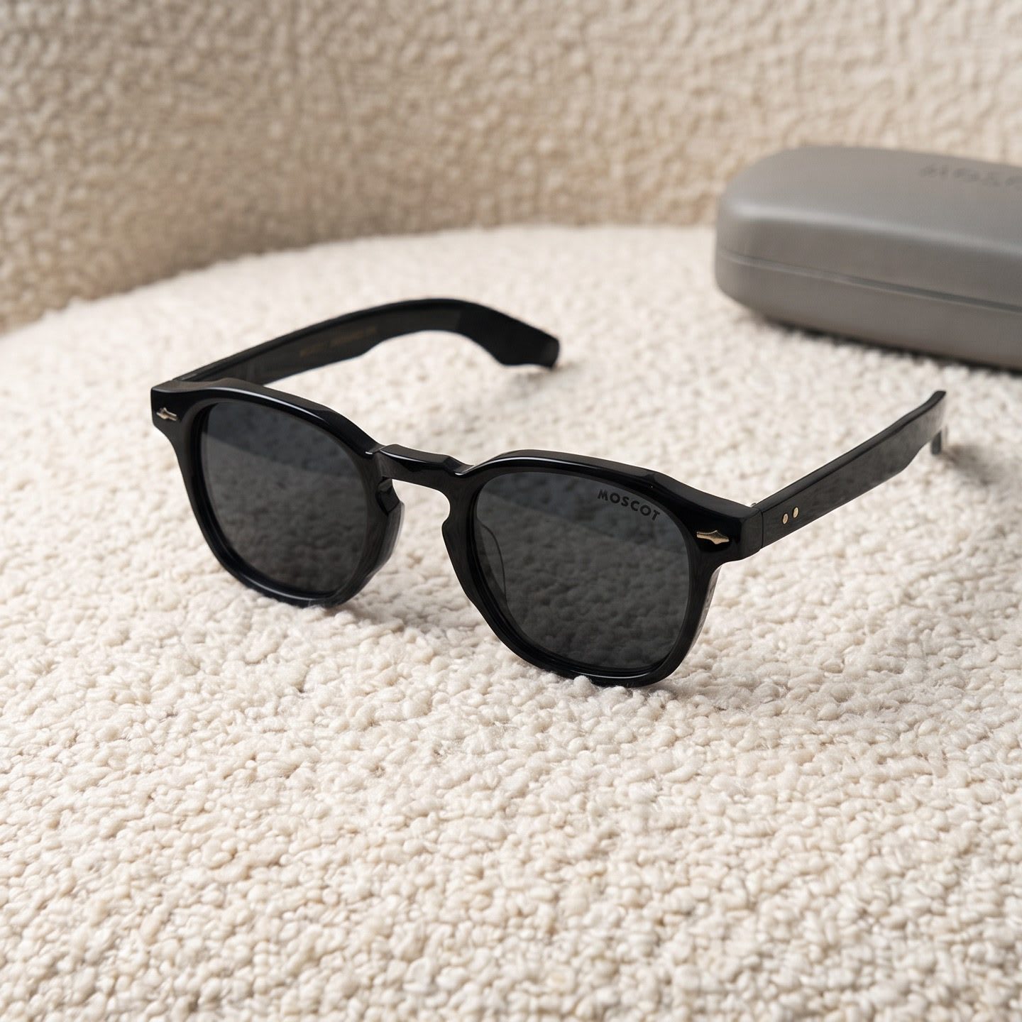Moscot Black Acetate Sunglasses - view 1