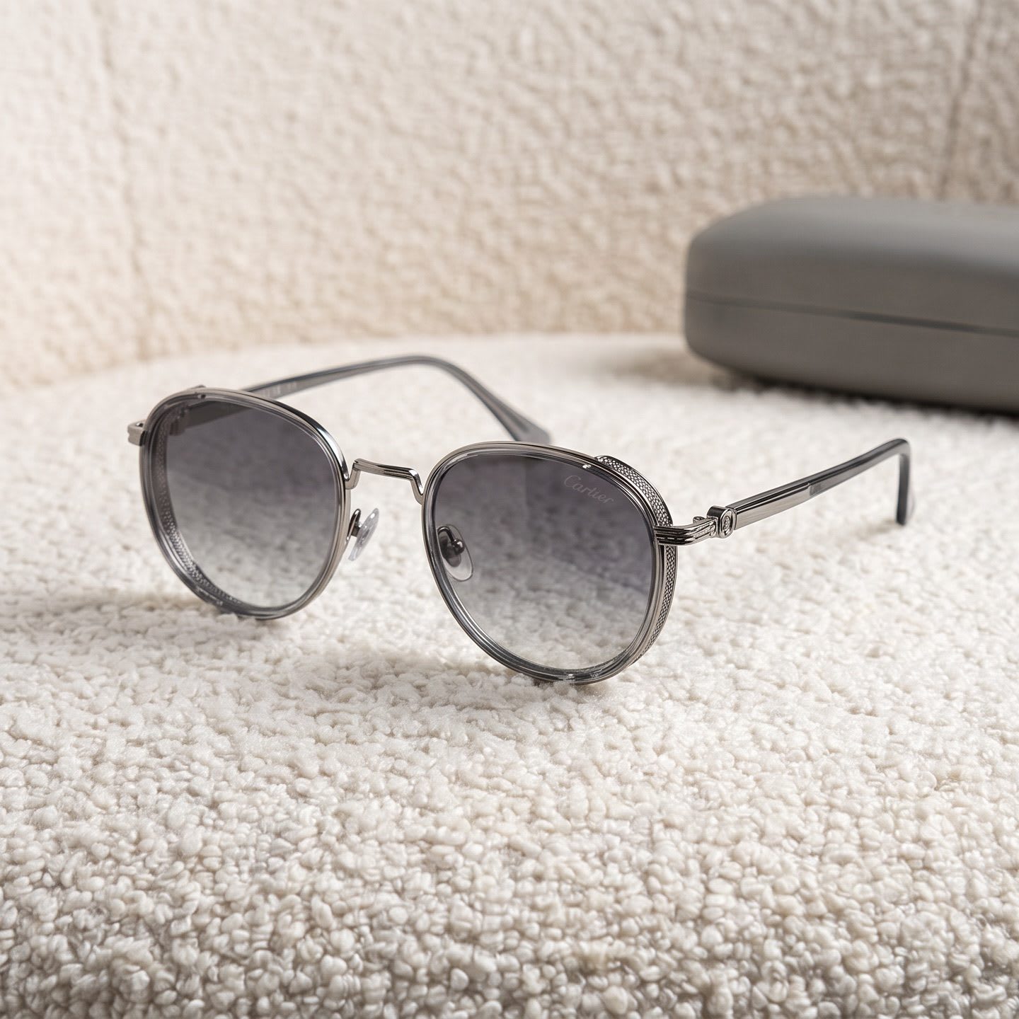 Cartier Round Metal Sunglasses - view 1
